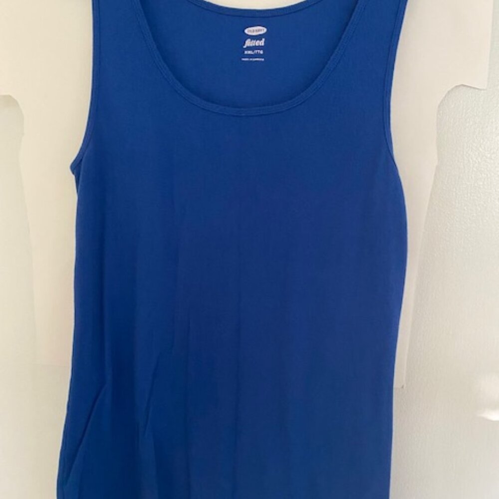 Old Navy - Blue Ribbed Tank Top